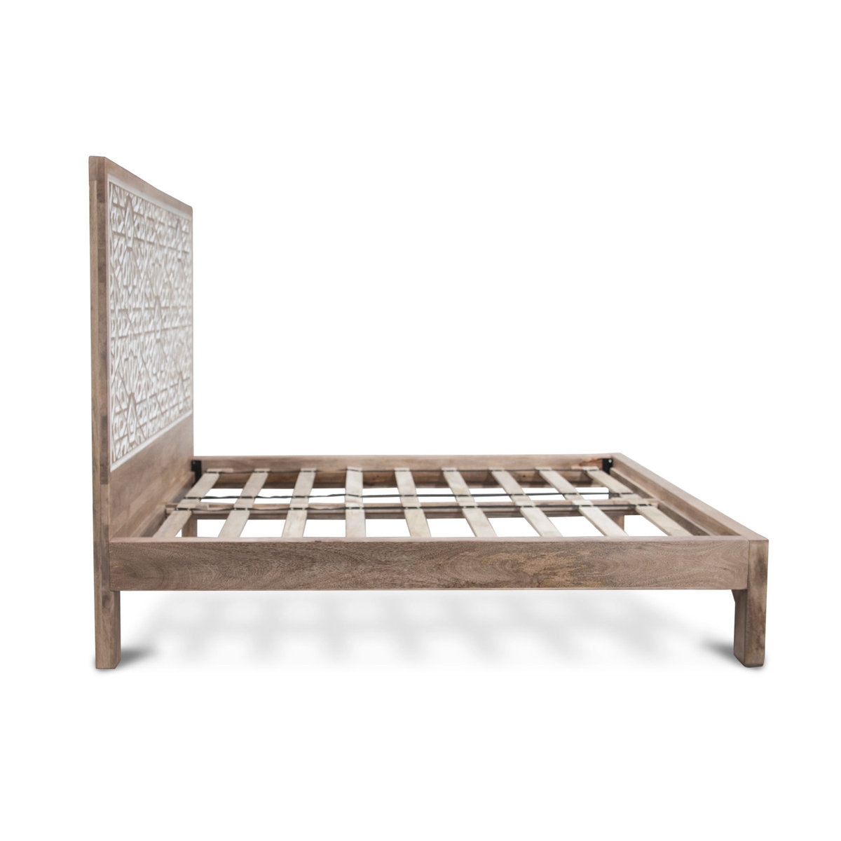 Furnishiaa Classic Solid Wood Platform Bed