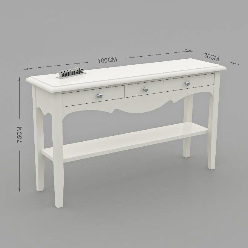 Classic Spanish Console Table In Solid Sheesham wood with glossy  finish - Furnishiaa -  - 