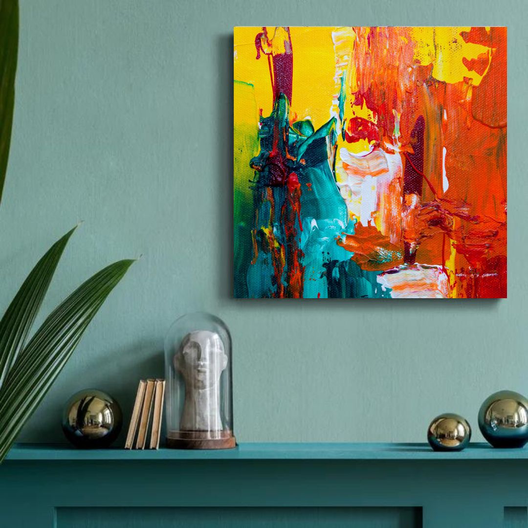 Color Full Wrapped Canvas Wall Painting for Home - Furnishiaa -  - 