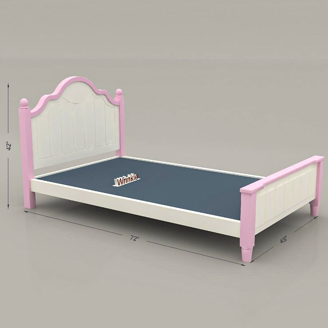 CozyComfort Designer Wooden Bed - Furnishiaa -  - 