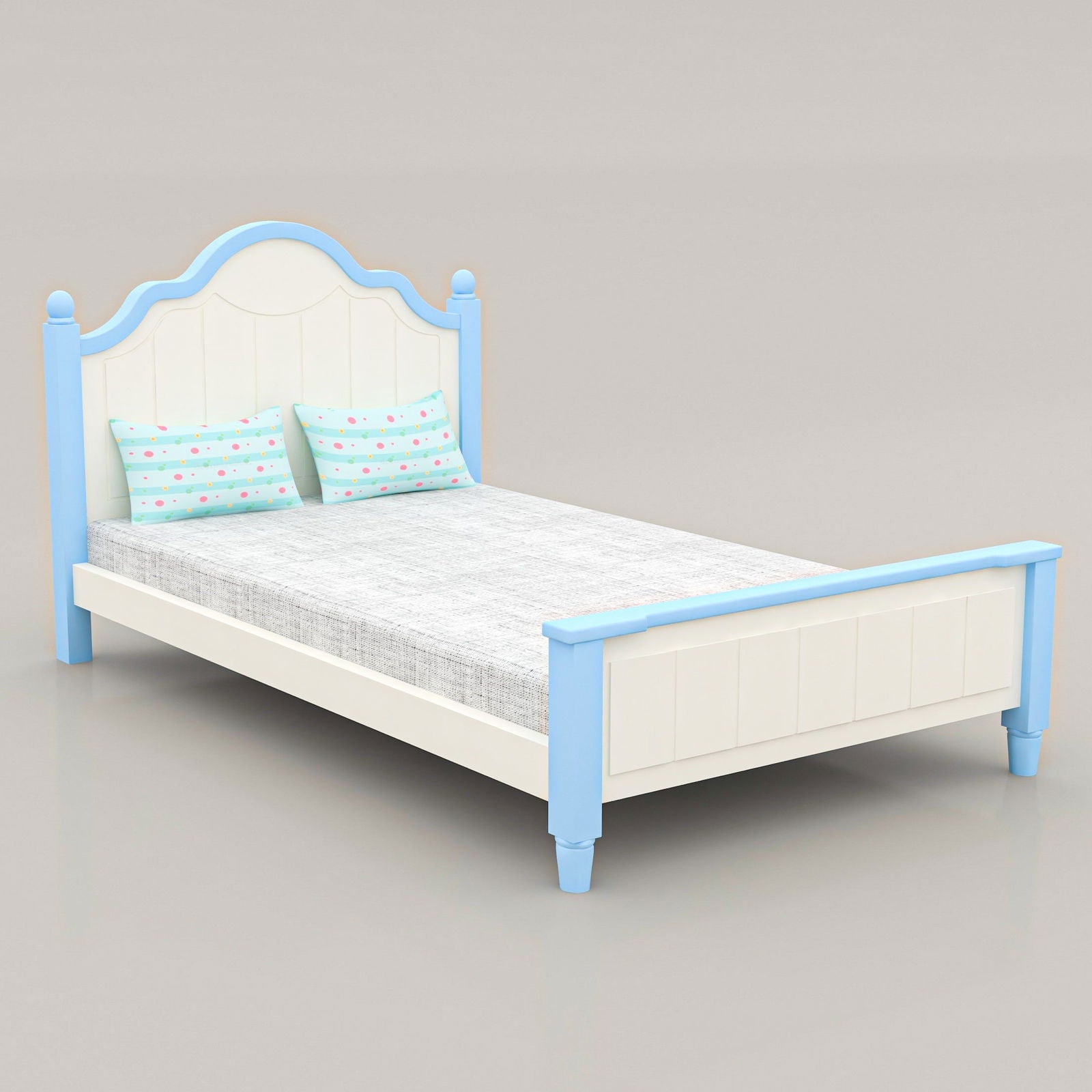 CozyComfort Designer Wooden Bed - Furnishiaa -  - 