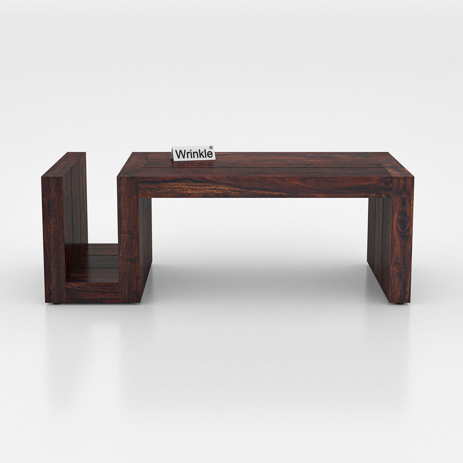 Decent Luxurious Coffee Table With Solid Sheesham Walnut Finish - Furnishiaa -  - 