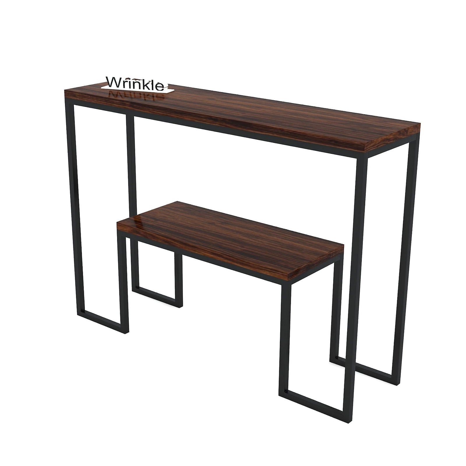 Designer Rectangle Shaped Console Table Made With Iron and Wood - Furnishiaa -  - 