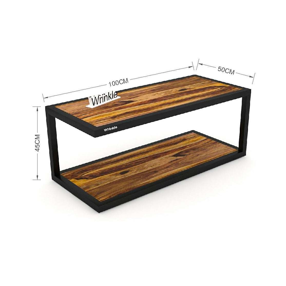 Desire Wood & Metal Coffee Table For Living Room - Furnishiaa -  - 