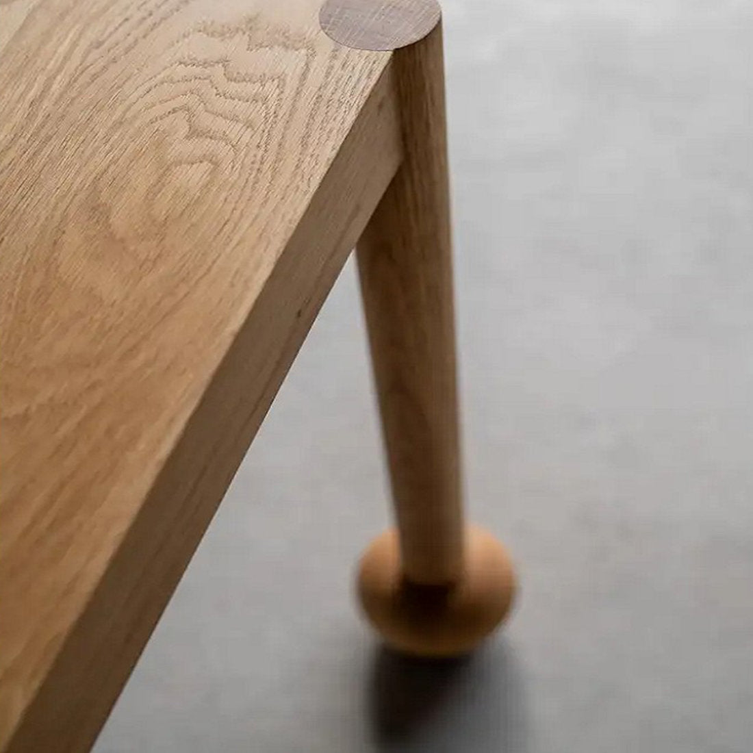 Furnishiaa Solid Ash Wood Dining Table