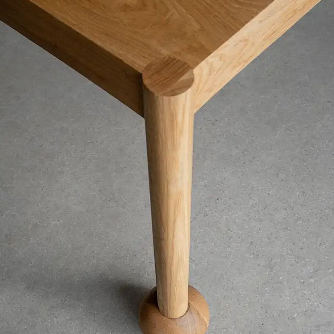 Furnishiaa Solid Ash Wood Dining Table