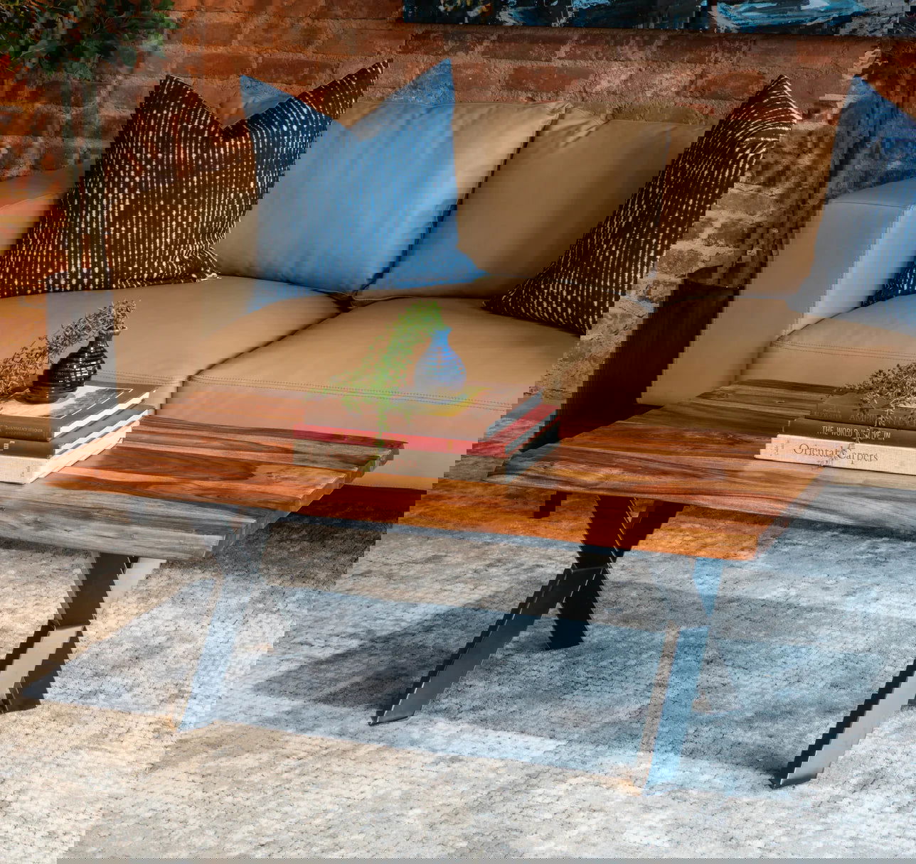 Elegant Live Edge Solid Wood Coffee Table and Center Table - Furnishiaa -  - 