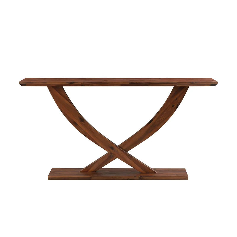 Elegant Solid Sheesham Wood Console Table - Furnishiaa -  - 