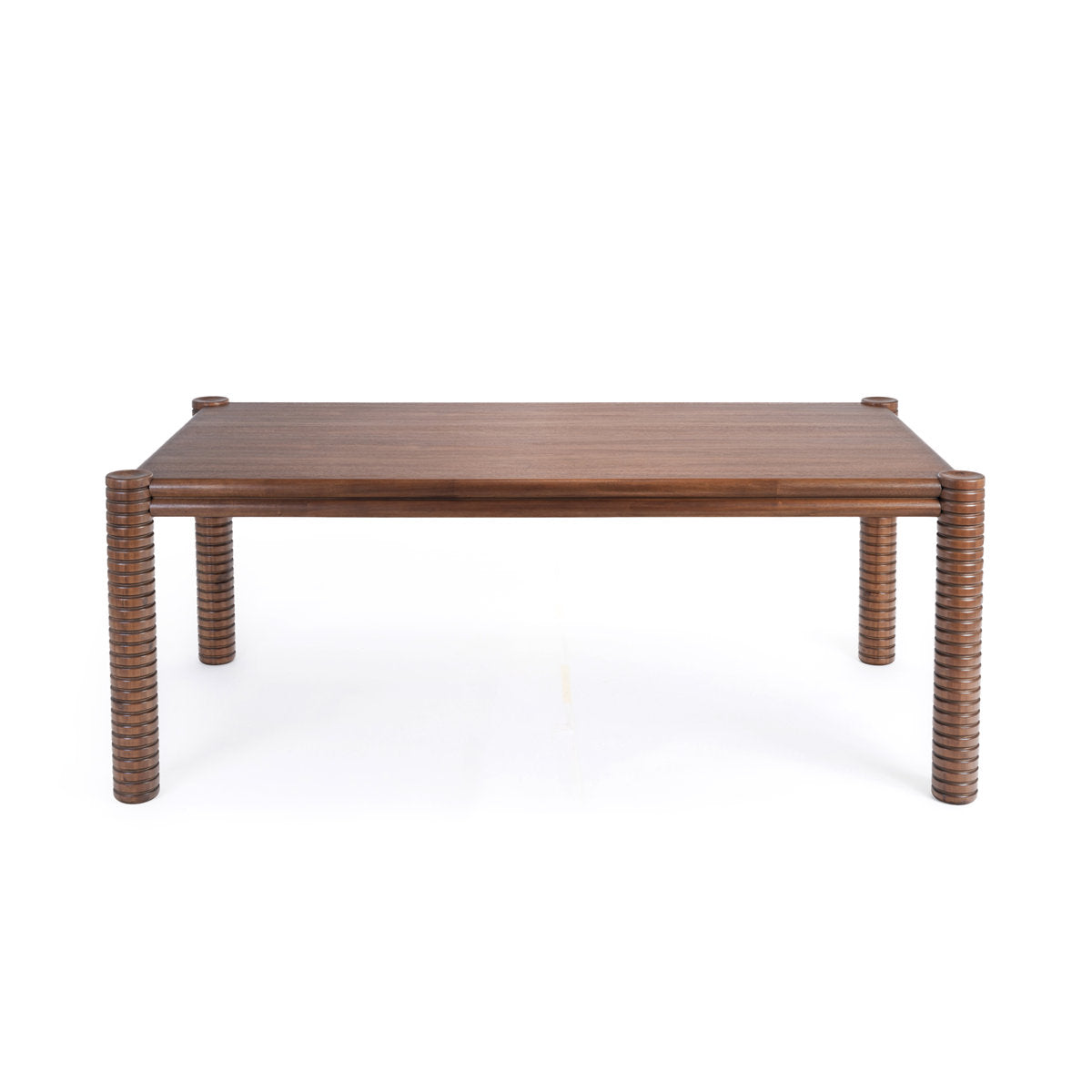 Furnishiaa Modern Solid Wood Dining Table for Kitchen & Dining Room