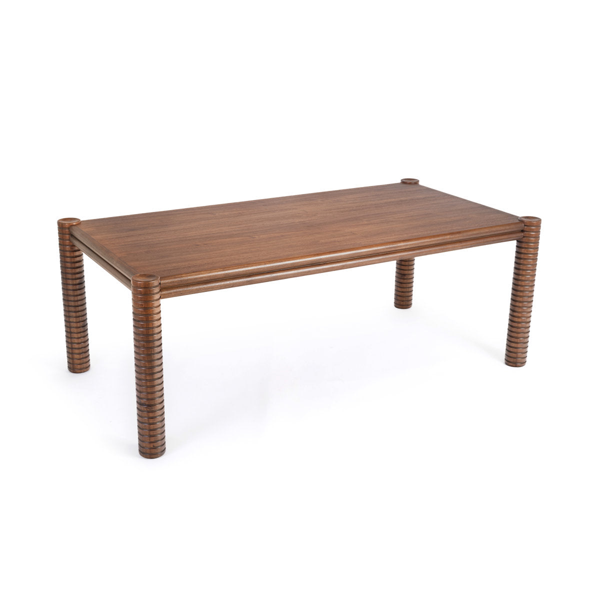 Furnishiaa Modern Solid Wood Dining Table for Kitchen & Dining Room