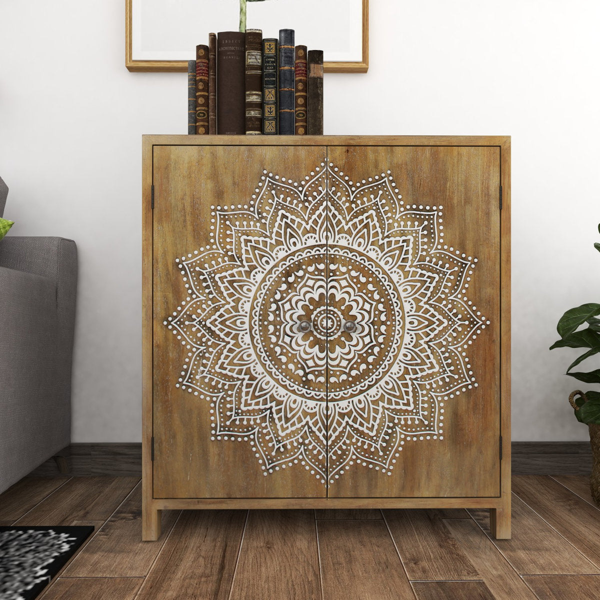 Furnishiaa 2-Door Storage Accent Cabinet