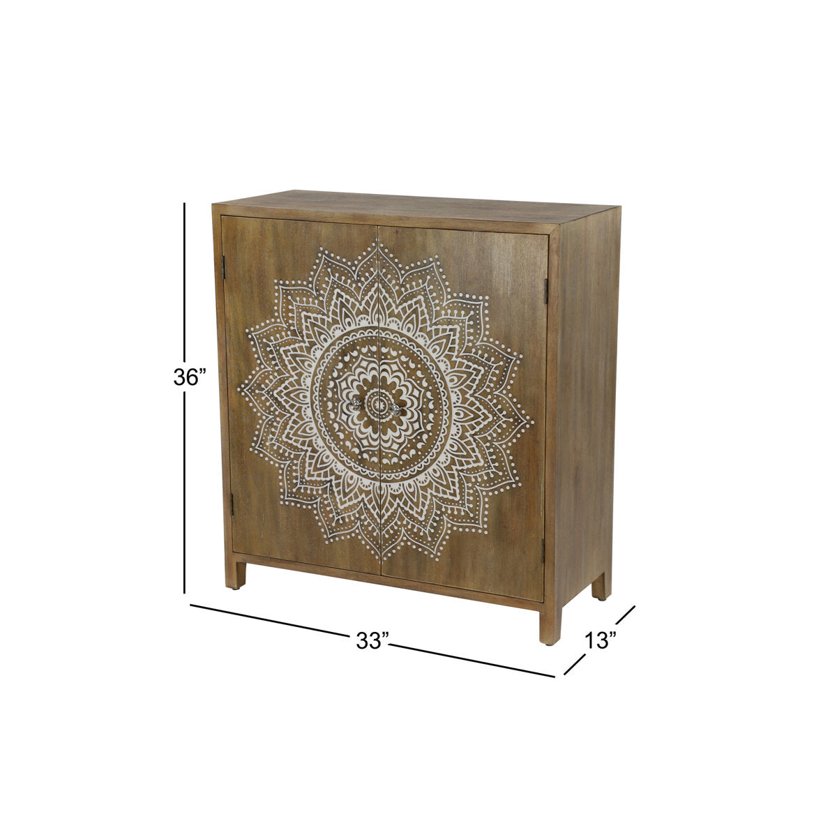 Furnishiaa 2-Door Storage Accent Cabinet