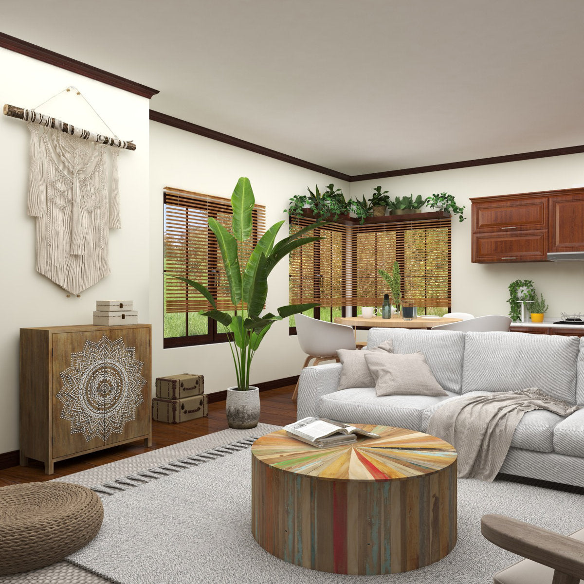 Furnishiaa 2-Door Storage Accent Cabinet
