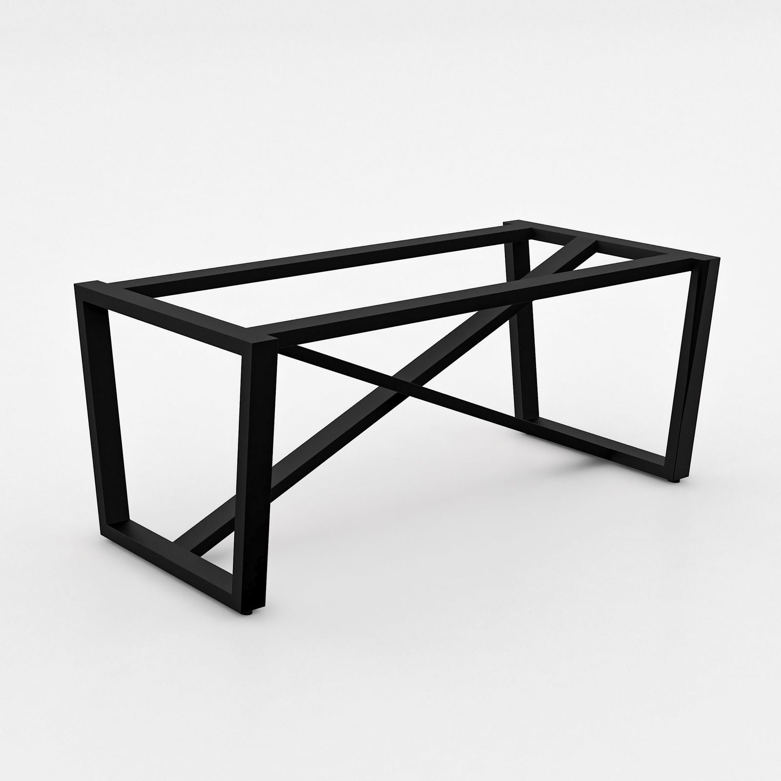 Ever-bearer Metal Coffee Table ( With Walnut Finished Top in Sheesham Wood ) - Furnishiaa -  - 