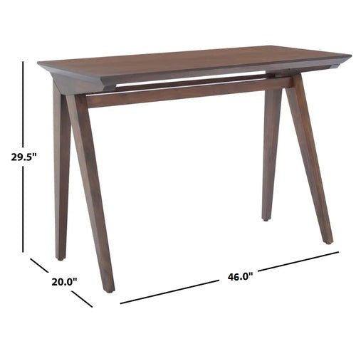 FURNISHIAA Brown Sheesham Wood Study Table For Home Office & Living Room, Multipurpose Table - Furnishiaa -  - 