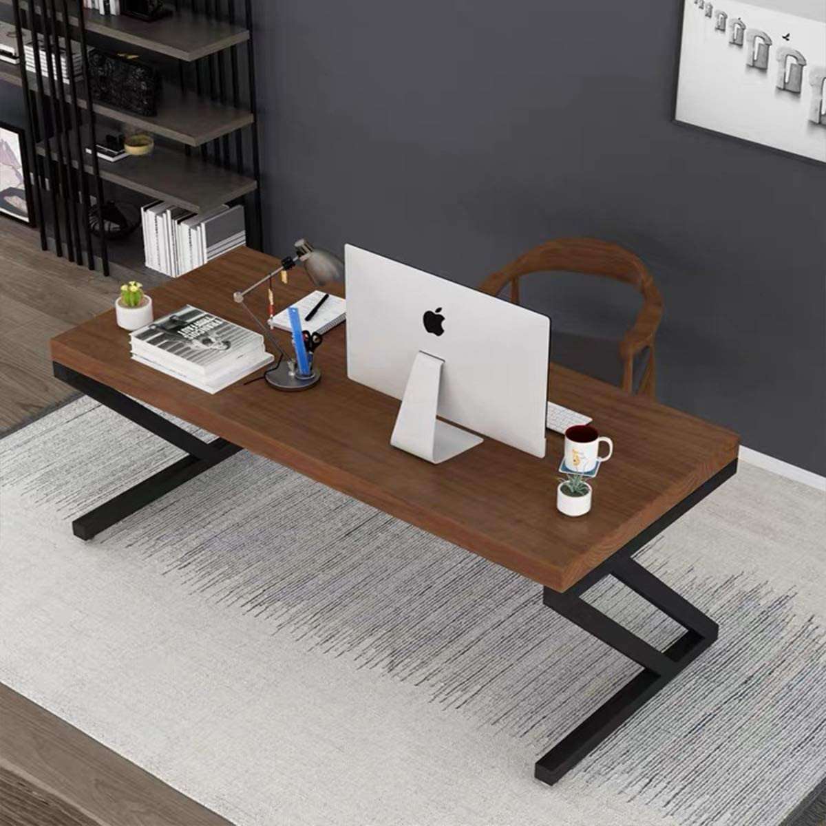 FURNISHIAA Sheesham Wood Console, Study and Computer Table For Home ...