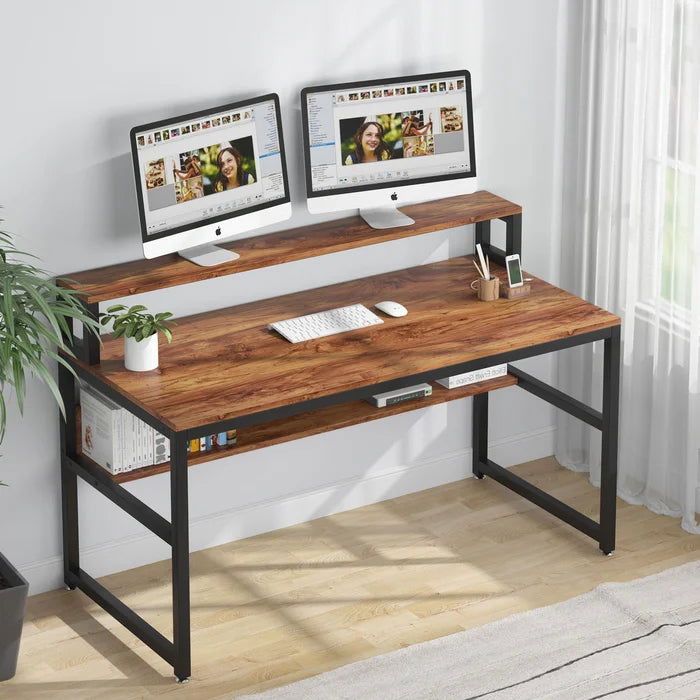 FURNISHIAA Sheesham Wood Designer Study & Computer Table, for Living Room - Furnishiaa -  - 
