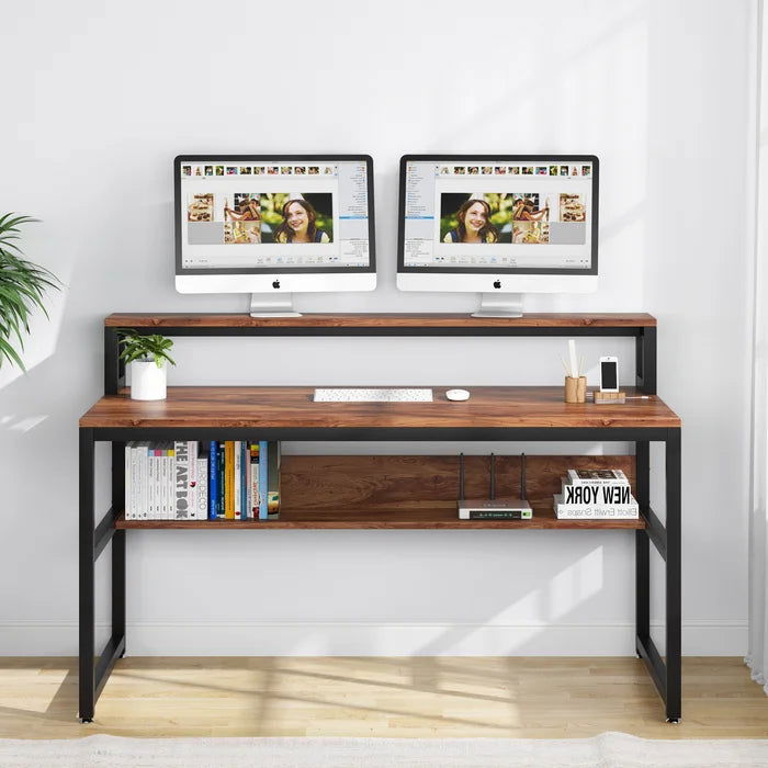 FURNISHIAA Sheesham Wood Designer Study & Computer Table, for Living Room - Furnishiaa -  - 