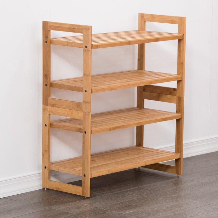 FURNISHIAA Sheesham Wood Shoe Rack/Organizer (3 Colour Available) - Furnishiaa -  - 