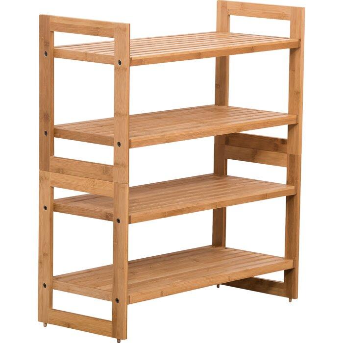 FURNISHIAA Sheesham Wood Shoe Rack/Organizer (3 Colour Available) - Furnishiaa -  - 