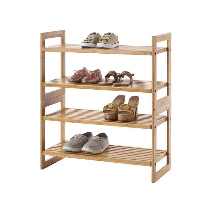 FURNISHIAA Sheesham Wood Shoe Rack/Organizer (3 Colour Available) - Furnishiaa -  - 