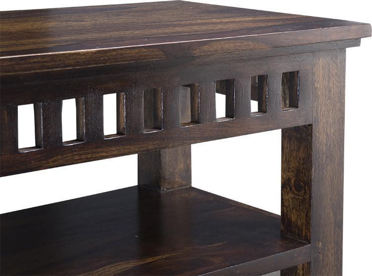 FURNISHIAA Sheesham Wood Shoe Rack For Home - Furnishiaa -  - 