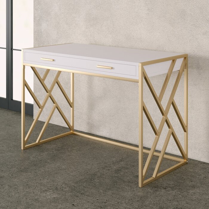 FURNISHIAA Sheesham Wood White Designer Console and Study Table, Multipurpose Table For Home & Office - Furnishiaa -  - 