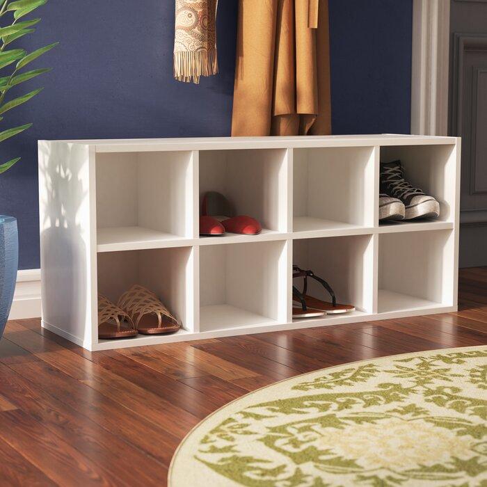 FURNISHIAA Sheesham Wood White Shoe Rack For Home And Office - Furnishiaa -  - 