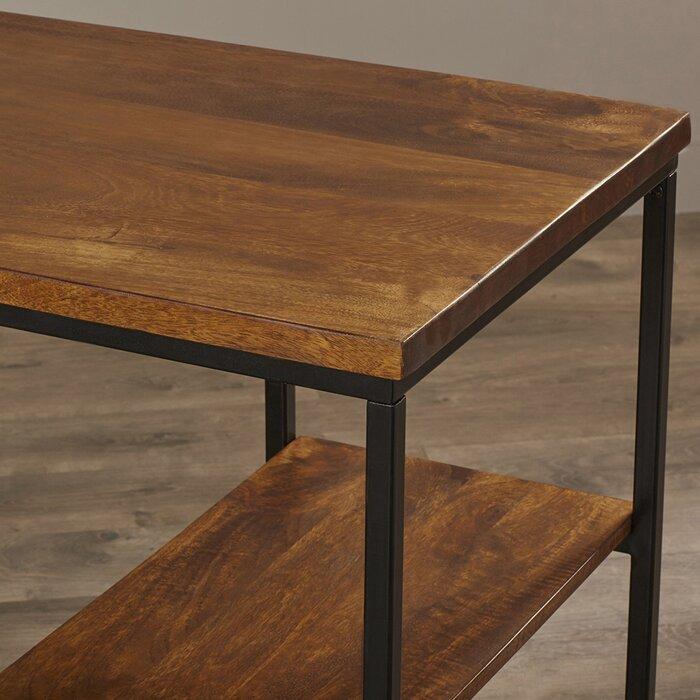 FURNISHIAA Solid Sheesham Wood Study Table With Two Shelves, Multipurpose Table - Furnishiaa -  - 