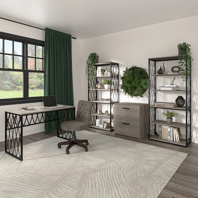 FURNISHIAA Solid Wood Reversible L Shaped Study Desk - Furnishiaa -  - 