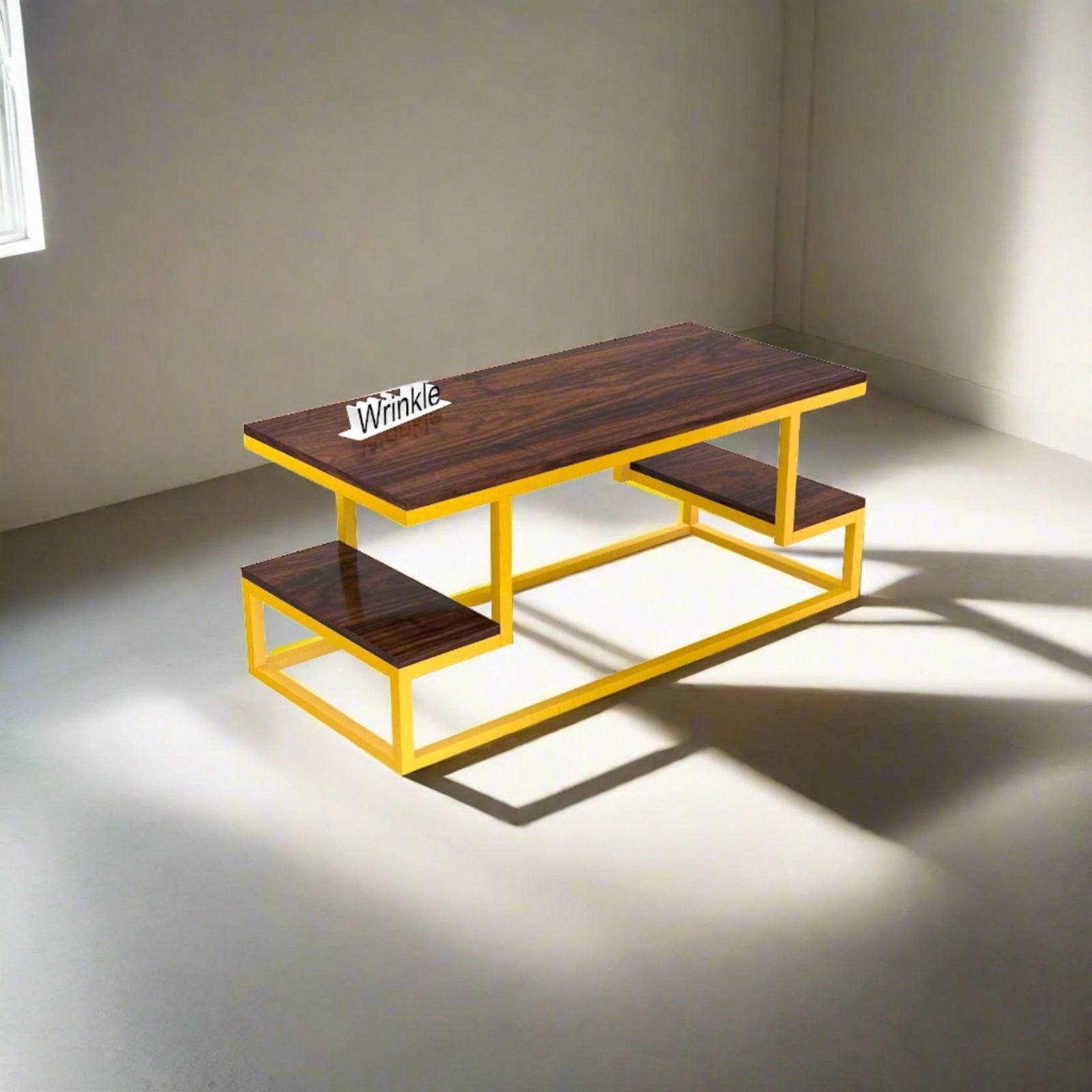 Famous Wood & Metal Coffee Table For Living room - Furnishiaa -  - 