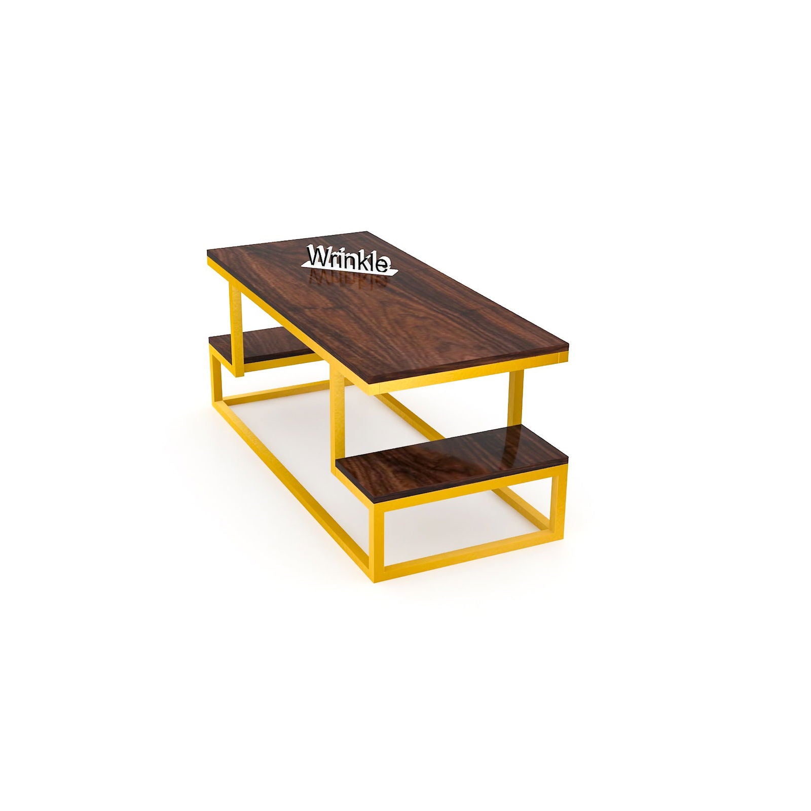 Famous Wood & Metal Coffee Table For Living room - Furnishiaa -  - 