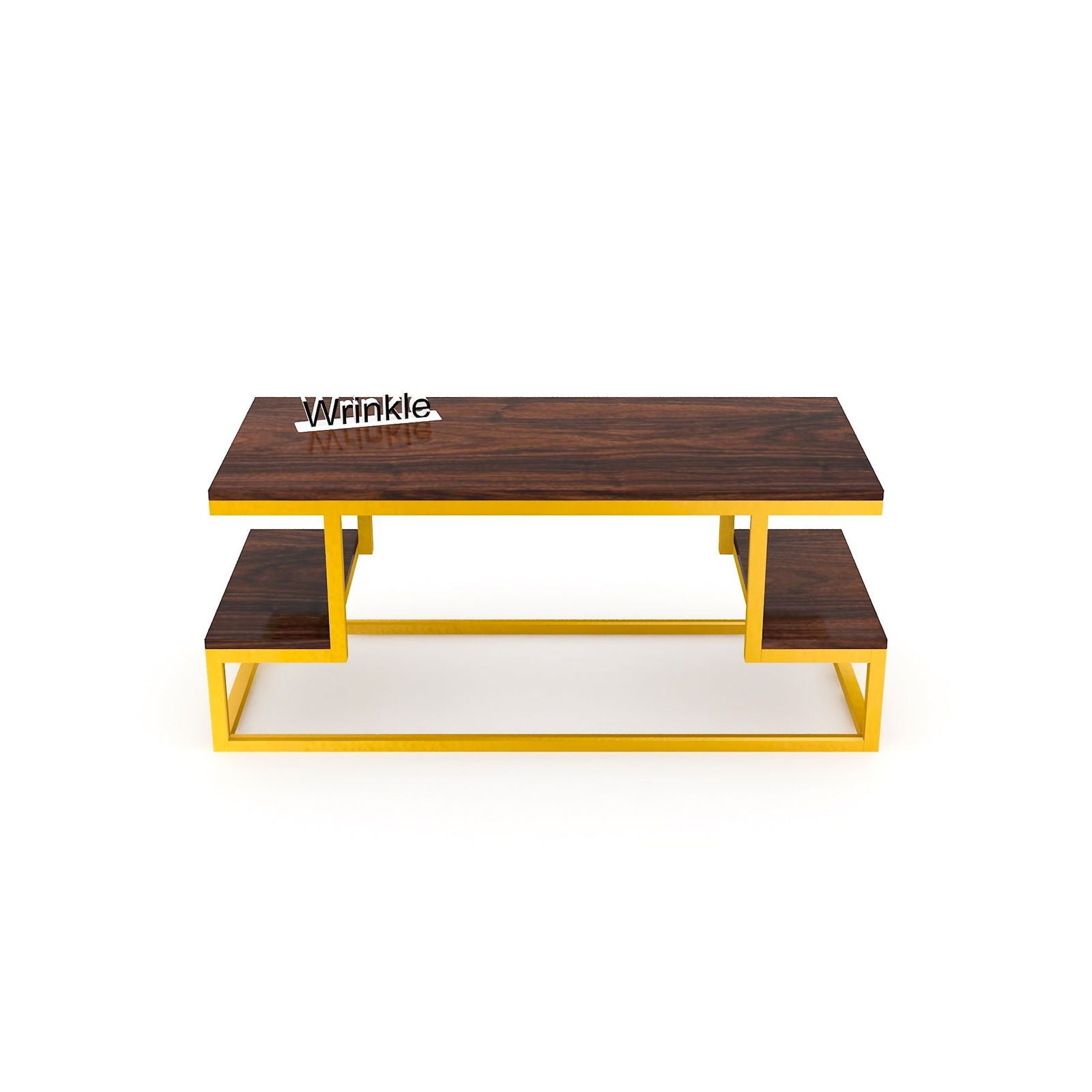 Famous Wood & Metal Coffee Table For Living room - Furnishiaa -  - 