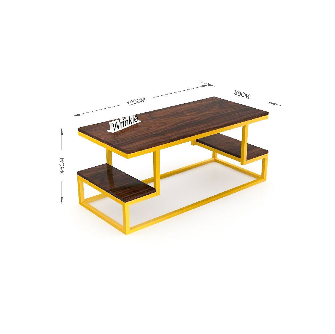 Famous Wood & Metal Coffee Table For Living room - Furnishiaa -  - 