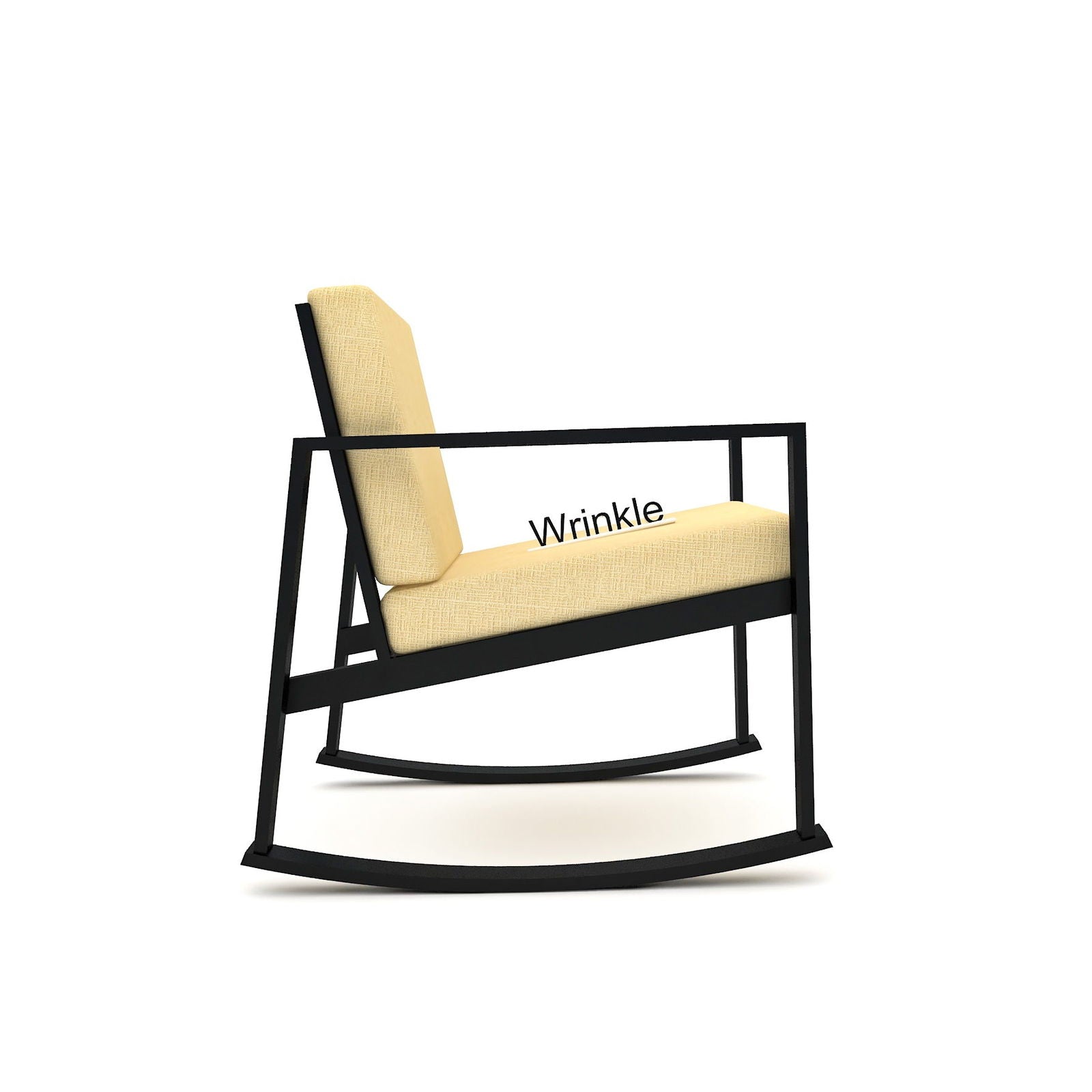 Full Of Comfort Heavy Iron Metal Arm Chair With Molfino Fabric - Furnishiaa -  - 