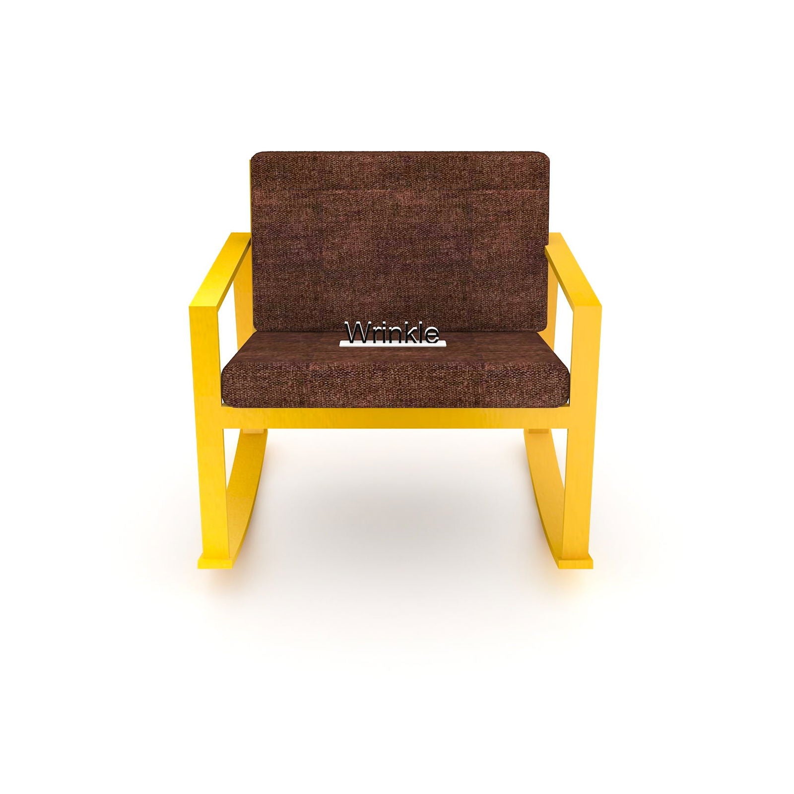 Full Of Comfort Heavy Iron Metal Arm Chair With Molfino Fabric - Furnishiaa -  - 