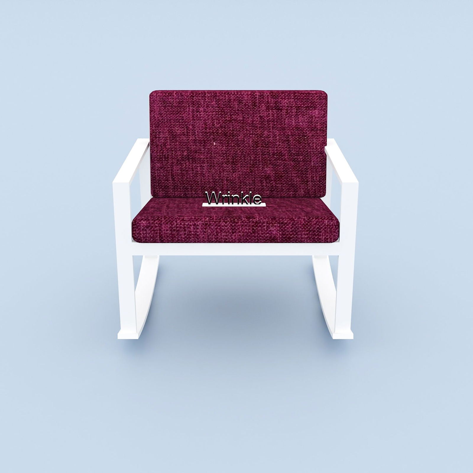 Full Of Comfort Heavy Iron Metal Arm Chair With Molfino Fabric - Furnishiaa -  - 