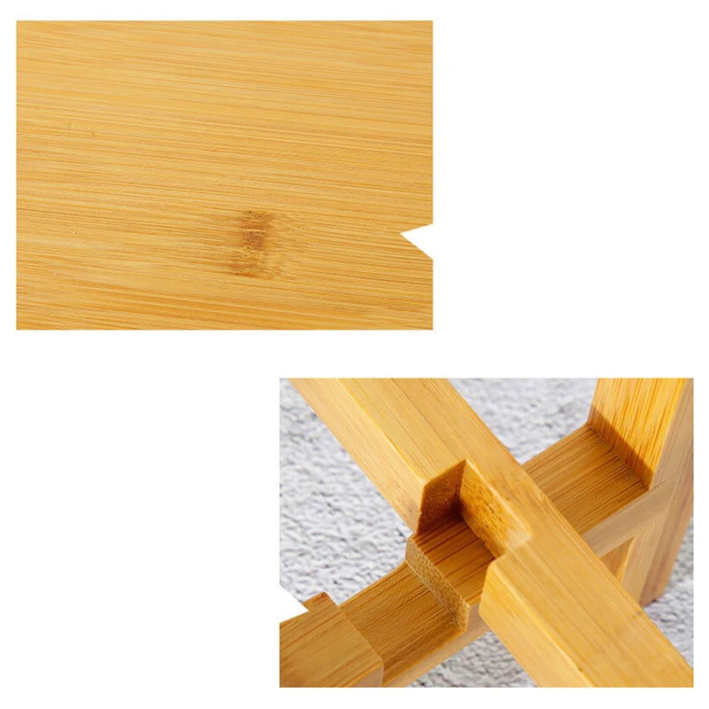 Furnishiaa 4 Pcs Solid Wood Port Stand - Furnishiaa -  - 