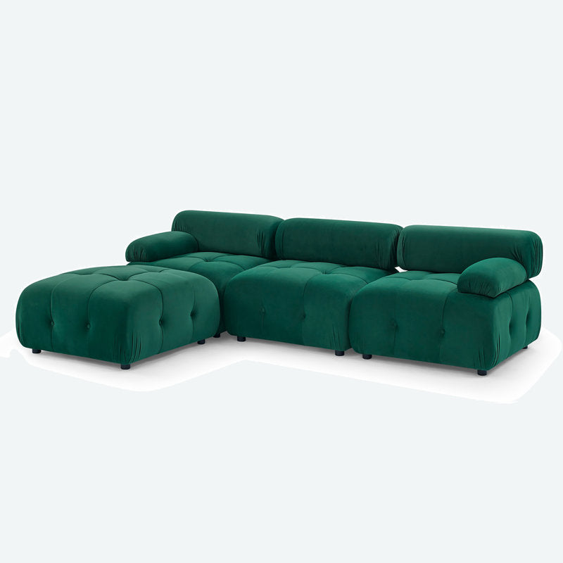 Furnishiaa 4 Piece Upholstered Sectional Sofa - Furnishiaa -  - 