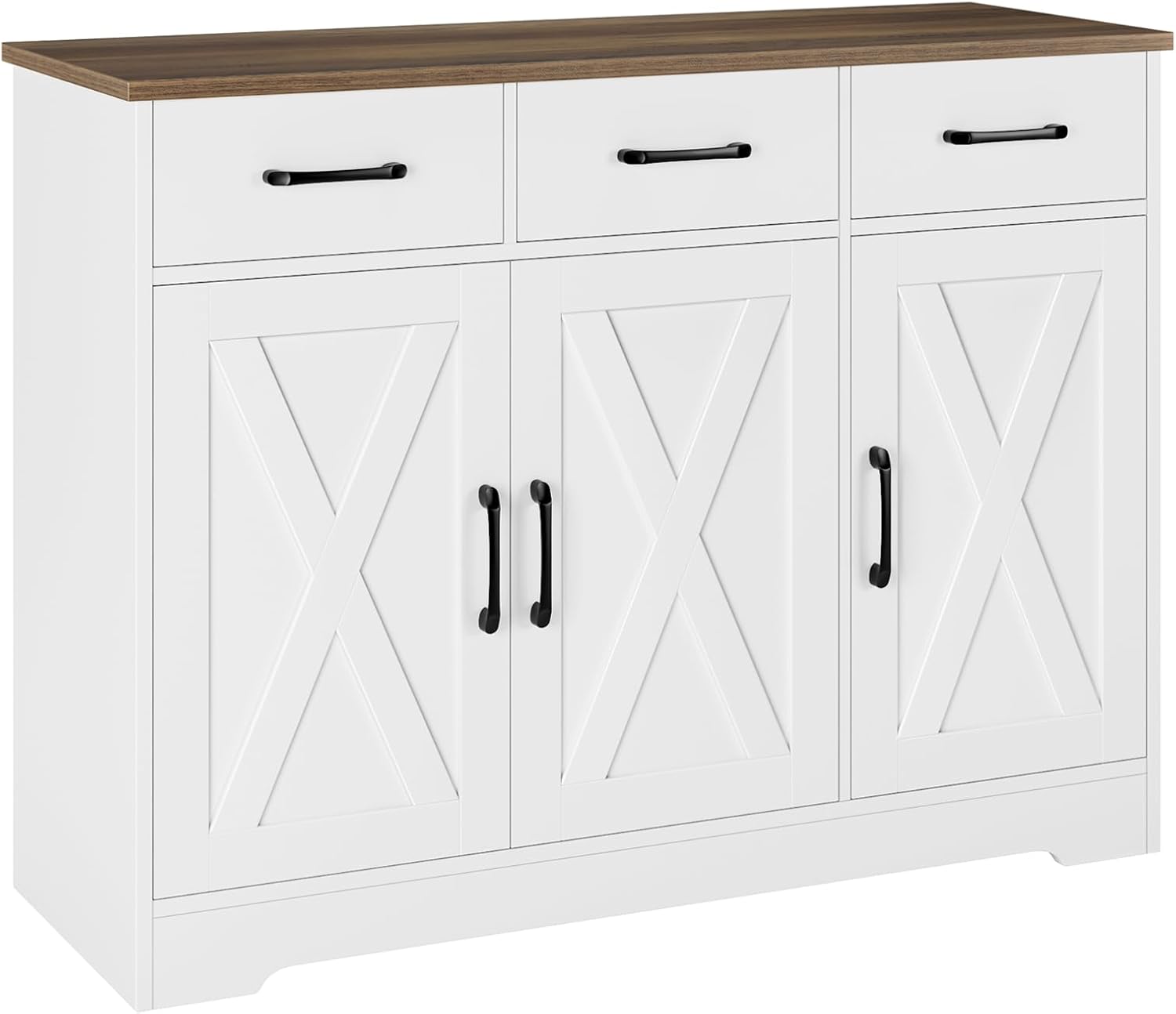 Furnishiaa Farmhouse Sideboard Buffet Cabinet - Furnishiaa -  - 