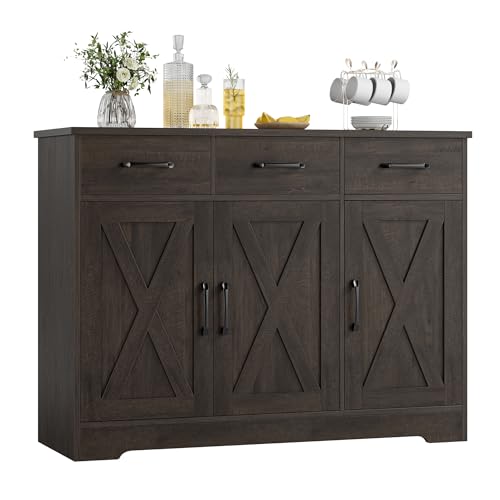 Furnishiaa Farmhouse Sideboard Buffet Cabinet - Furnishiaa -  - 