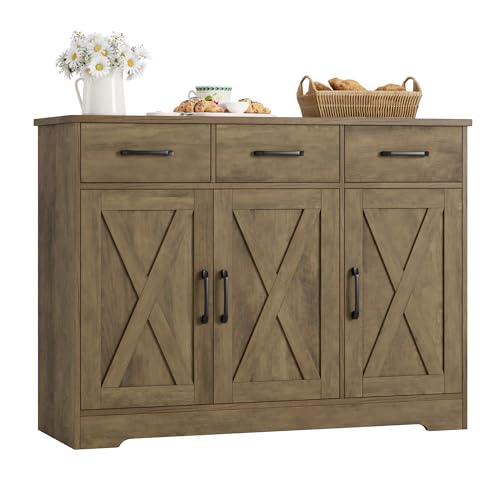 Furnishiaa Farmhouse Sideboard Buffet Cabinet - Furnishiaa -  - 