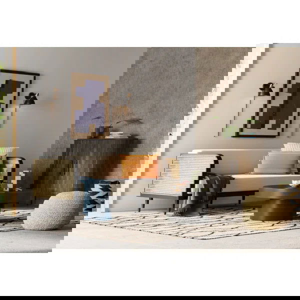 Furnishiaa High Demand HANDMADE Solid Wood Upholstered 3 Seater Cane Sofa - Furnishiaa -  - 