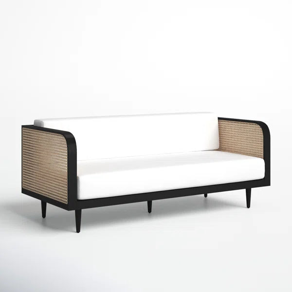 Furnishiaa High Demand HANDMADE Solid Wood Upholstered 3 Seater Cane Sofa - Furnishiaa -  - 