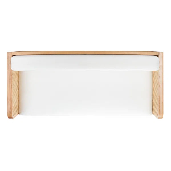 Furnishiaa High Demand HANDMADE Solid Wood Upholstered 3 Seater Cane Sofa - Furnishiaa -  - 