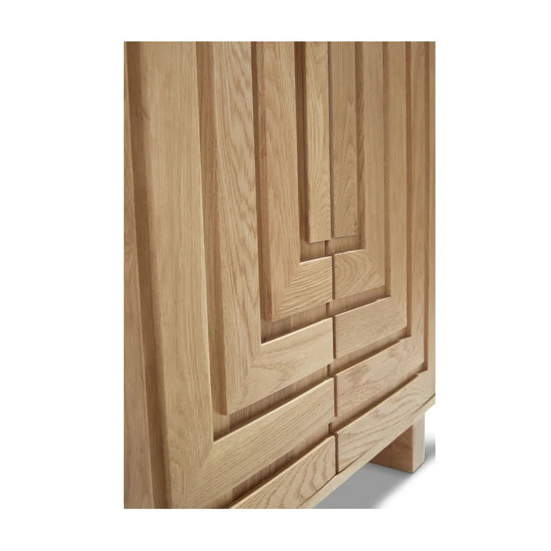 Furnishiaa Imported Solid Oak Wood Wardrobe - Furnishiaa -  - 