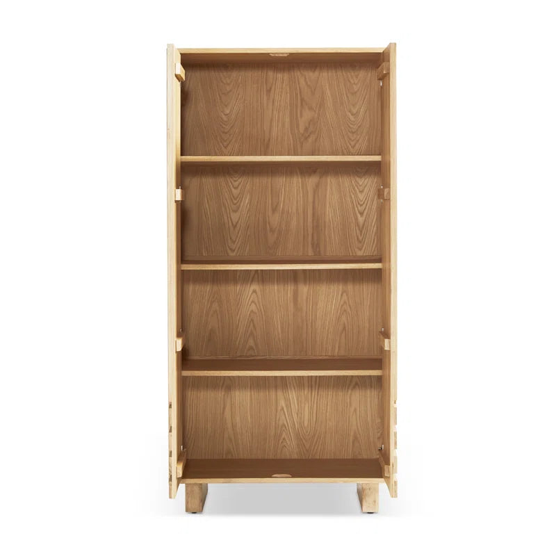 Furnishiaa Imported Solid Oak Wood Wardrobe - Furnishiaa -  - 