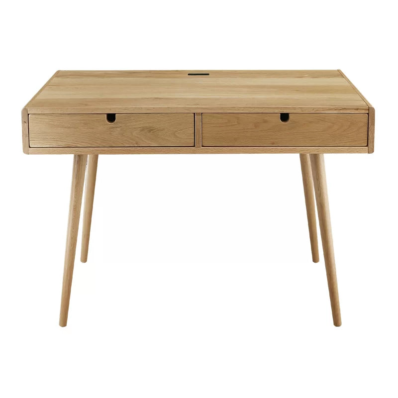 Furnishiaa Imported Solid Oak Wood Writing Desk - Furnishiaa -  - 