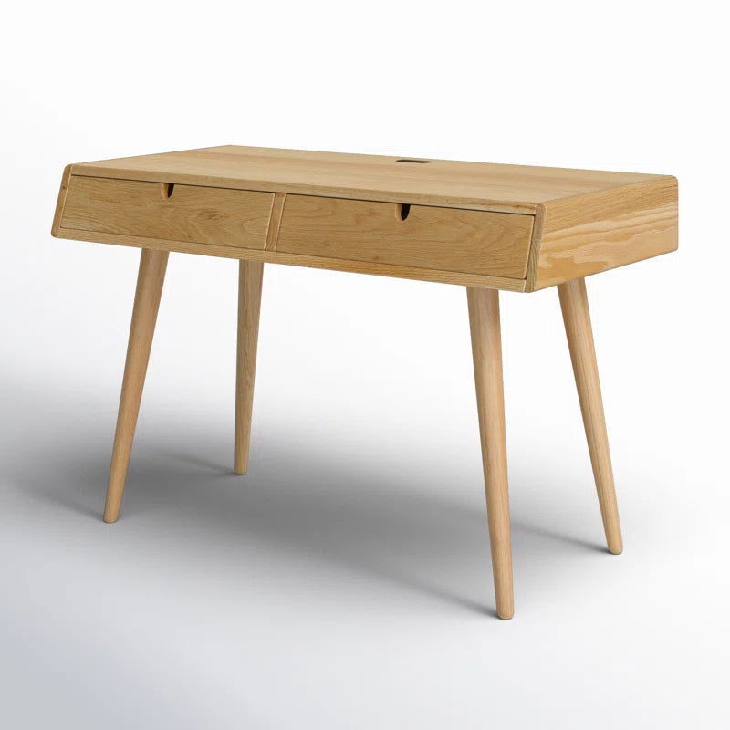 Furnishiaa Imported Solid Oak Wood Writing Desk - Furnishiaa -  - 