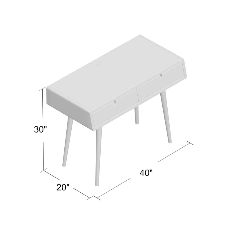 Furnishiaa Imported Solid Oak Wood Writing Desk - Furnishiaa -  - 